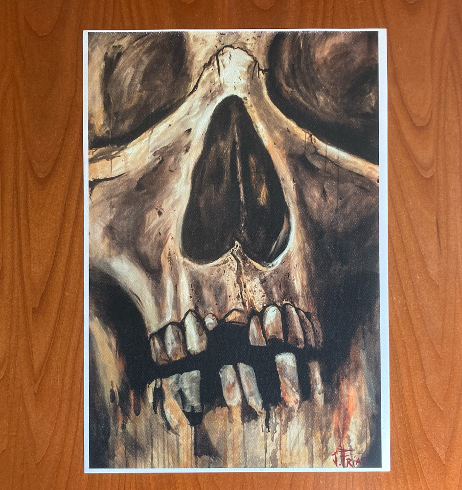 Juano Frías tattoo artist oil painter “Remains” – Limited Edition Fine Art Print 3 “Remains” – Limited Edition Fine Art Print - Imagen 3