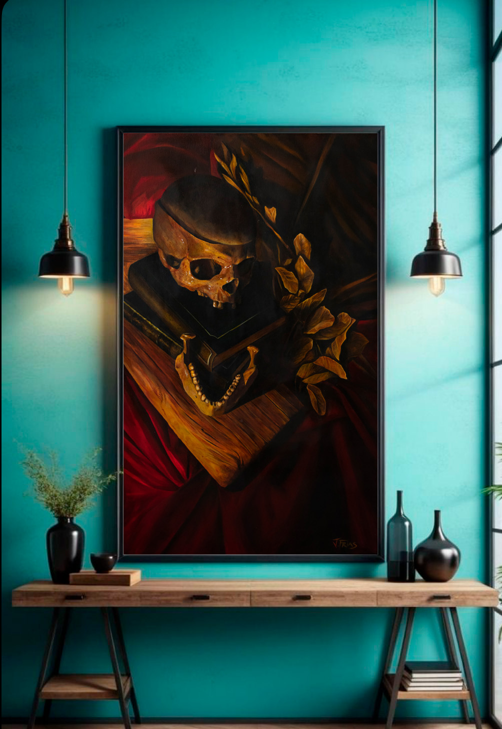 Juano Frías tattoo artist oil painter Fragments of Gold 2 Fragments of Gold - Imagen 2