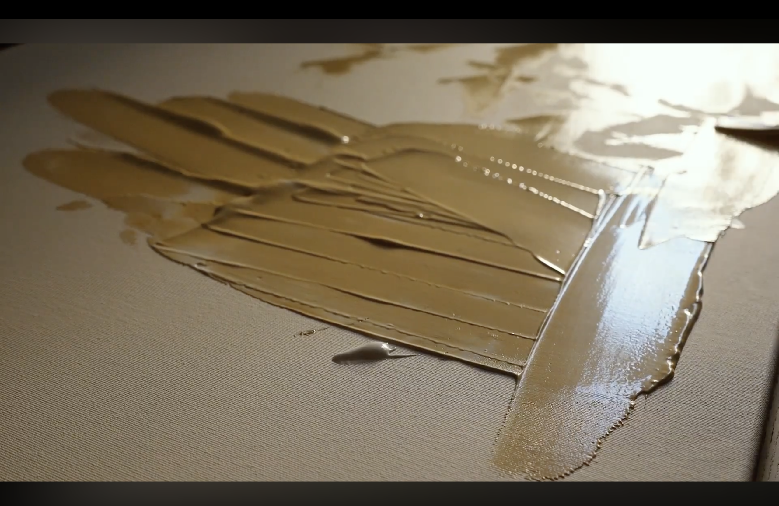 Priming the canvas