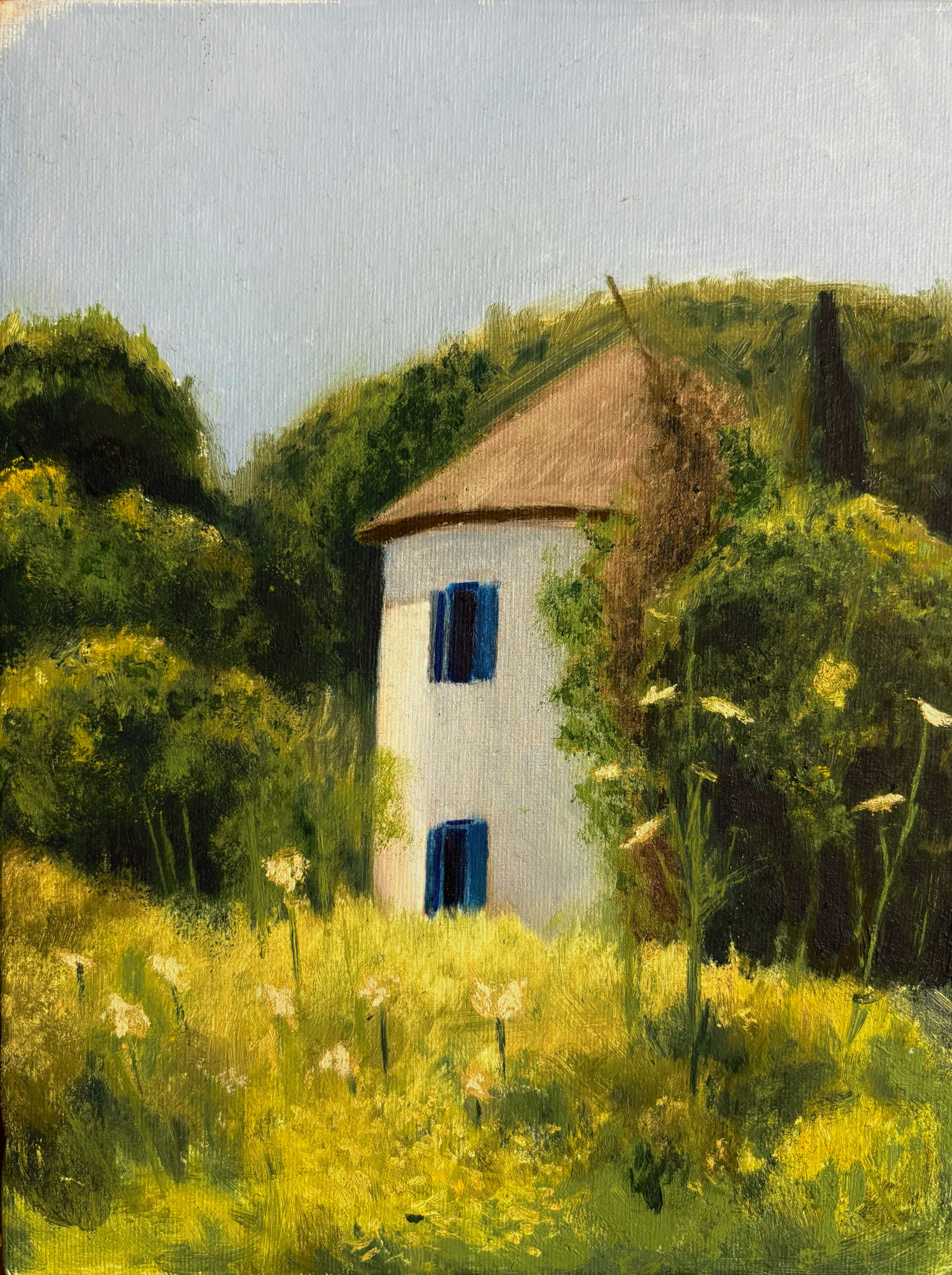 Juano Frías tattoo artist oil painter home 8 Plein air study — Florence