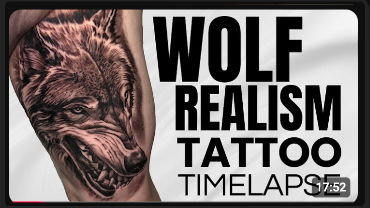 Wolf Realism Tattoo — Timelapse